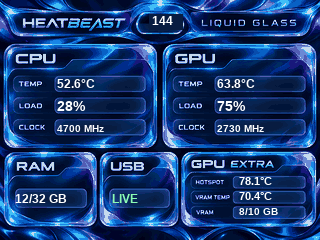 Тема Liquid Glass